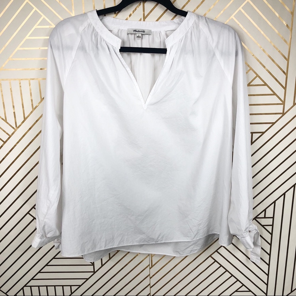 Madewell Oversized White Pop Over